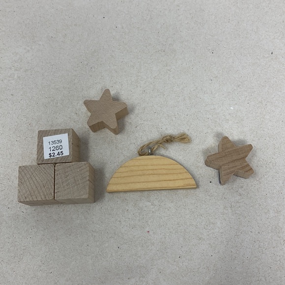 4 piece wooden USA, Sweet Land of Liberty, tiny decorations, vintage, patriotic - Picture 11 of 16